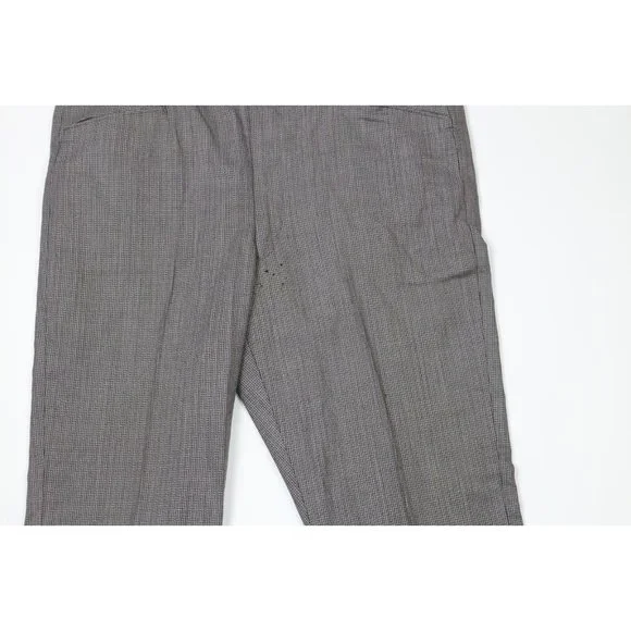 Vintage 40s Streetwear Mens 38x32 Thrashed Wool Wide Leg Bell Bottoms Pants USA